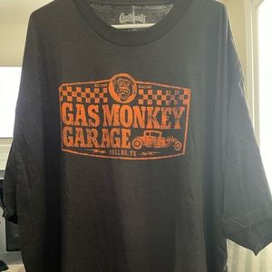 Big and Tall 4XLT GasMonkey garage T-Shirt